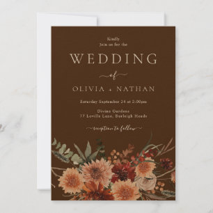 Invitación All Seasons Modern Rustic Bohemian Boda