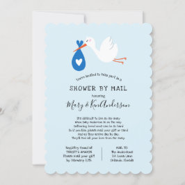 Invitación Almacenar Baby Shower por correo