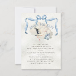 Invitación Almacenar los libros de cinta de Baby Shower para 