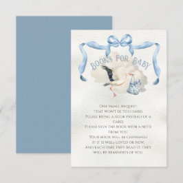 Invitación Almacenar los libros de cinta de Baby Shower para 