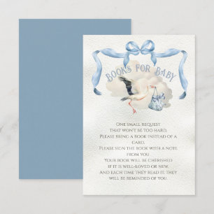 Invitación Almacenar los libros de cinta de Baby Shower para