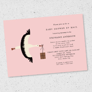 Invitación Almacenar y empaquetar Baby Shower por correo Invi