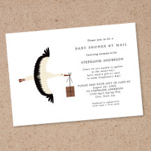 Almacenar y empaquetar Baby Shower por correo Invi