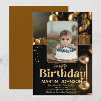 Invitación Almohada de Cumpleaños | Regalo de Cojín con Foto 