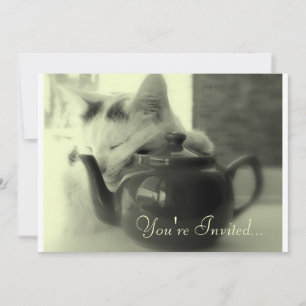 Invitación Almohada de la tetera