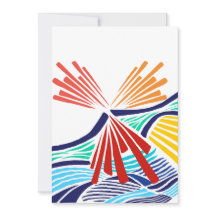 Almohada Decorativa de Líneas Coloridas Abstractas