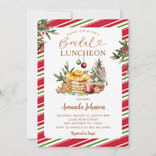Invitación Almuerzo de boda de fiesta de invierno Panqueque y