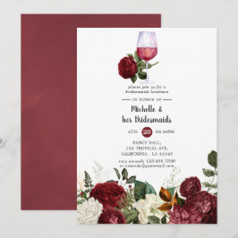 Invitación Almuerzo de Damas de Honor con Degustación de Vino