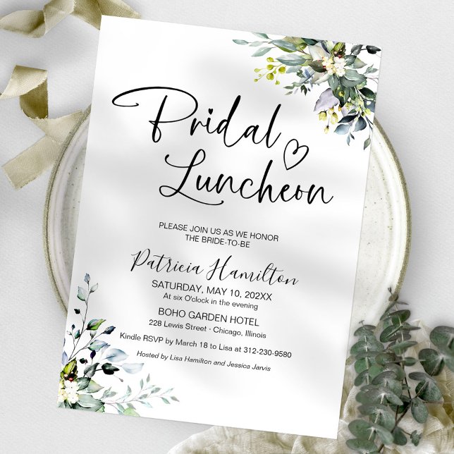 Invitación Almuerzo Nupcial de Verdor (Subido por el creador)