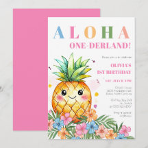 Aloha Onederland Piña Tropical Cumpleaños 1