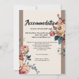 Invitación Alojamiento amado Gabinete