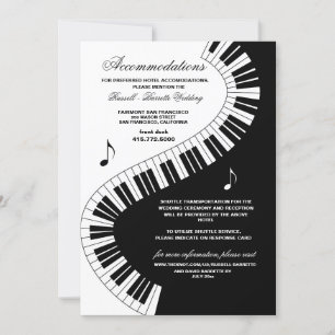Invitación Alojamiento Boda de Cayos de Piano en Música Creat