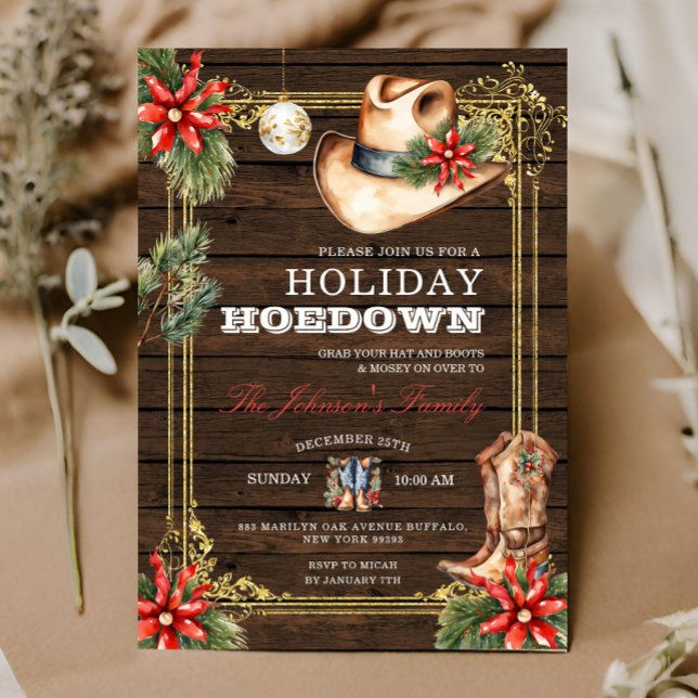 Invitación Alojamiento de vacaciones en Navidades occidentale (Subido por el creador)