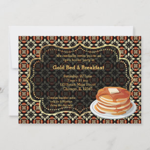 Invitación Alojamiento y desayuno