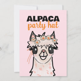 Invitación Alpaca Fiesta Segundo Cumpleaños