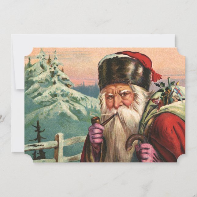 Invitación alpina de Santa (Anverso)