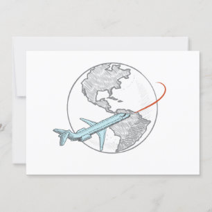 Invitación Alrededor del mundo