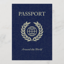 Invitación alrededor del mundo : pasaporte