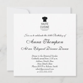Invitación Alta cocina francesa