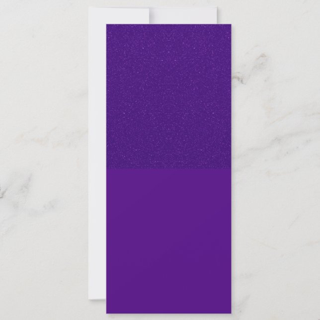 Invitación Alta Morada Semi Brillante – Personaliz (Anverso)
