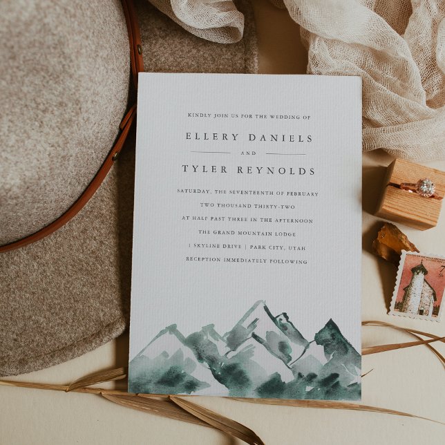 Invitación Altiplano | Boda de la Cordillera de Acuarela (Subido por el creador)