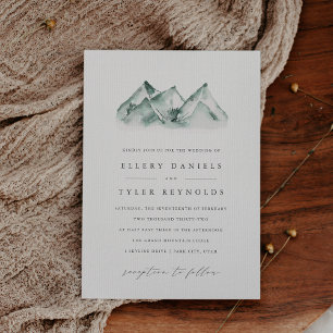 Invitación Altiplano   Boda de la Cordillera de Invierno