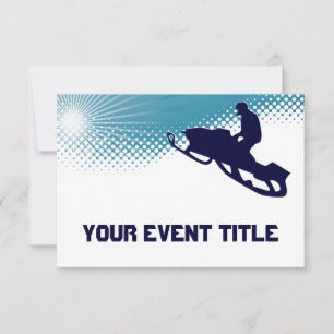 Invitación alto cielo de nevado
