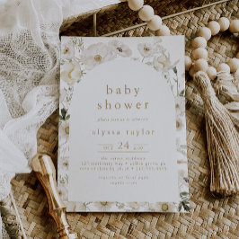 Invitación ALYSSA Flor Floral Flor silvestre Boho Baby Shower