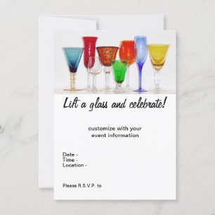 Invitación "Alza un Vaso"