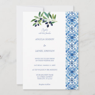 Invitación Amalfi Coast Olive Branch Tiles Italia