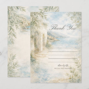 Invitación Amalfi Ensoñación — Costa Mediterránea Gracias 