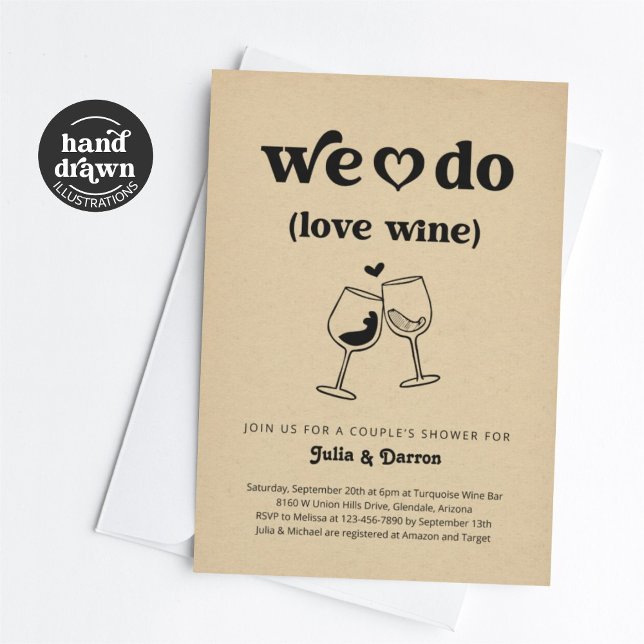Invitación Amamos A Las Parejas De Vino Boda Compromiso Con L (Subido por el creador)