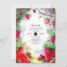 Amanecer de fresa encantado mágico