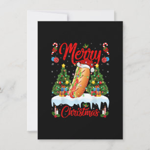 Invitación Amante de comida rápida de hot dog sombrero de San