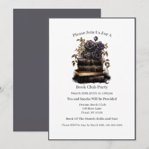 Invitación Amante de los libros, Moralmente Gris, Club de lec