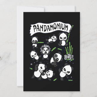 Invitación Amante de Panda | Mantén la Calma y Ama a Panda