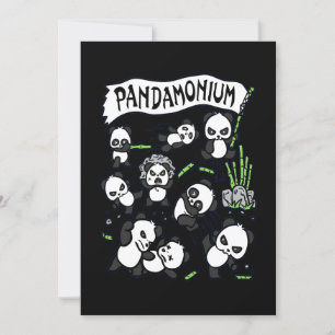 Invitación Amante de Panda   Mantén la Calma y Ama Panda