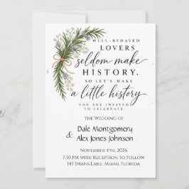 Invitación Amantes Bien Educados Botánica Moderna