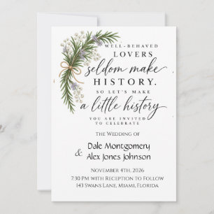 Invitación Amantes Bien Educados Botánica Moderna