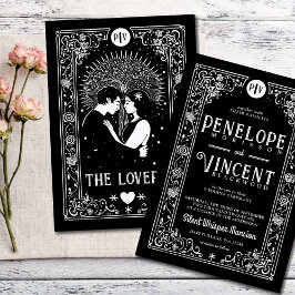 Invitación Amantes cósmicos | Boda Tarot