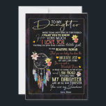 Invitación Amantes de las hijas | Para mi hija con amor Mamá<br><div class="desc">Amantes de las hijas | Para mi hija te amo mucho amor Mamá</div>