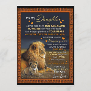 Invitación Amantes de las hijas   Para mi hija con amor Papá