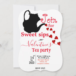 Invitación Amantes del té