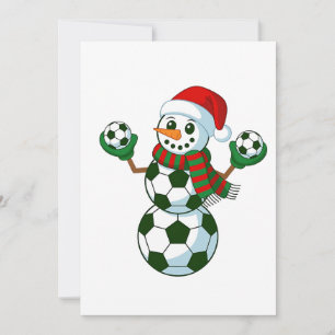 Invitación Amantes deportivos de los Navidades de fútbol de S