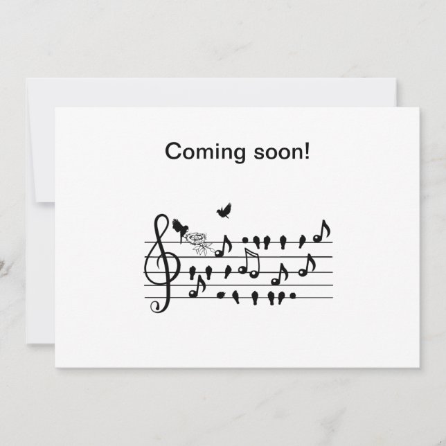 Invitación Amantes, esperando personalizable (Anverso)