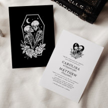 Amantes Hasta la Muerte Esqueletos y Rosas Boda