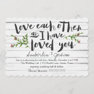 Invitación Amar a cada otra novia