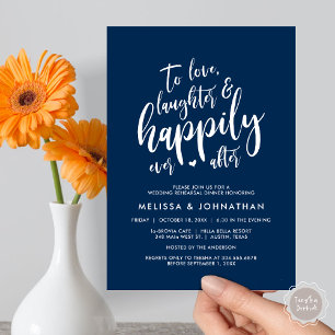 Invitación Amar la risa y la felicidad de siempre después