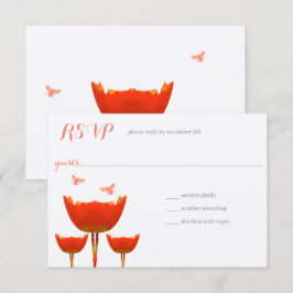Invitación Amaranto y Abejorros Boda