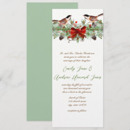 Invitación Amargos Vintage de Amarga. Boda de navidades